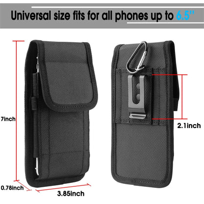 Vertical Cell Phone Holster Pouch Wallet Case with Belt Clip for Iphone Samsung