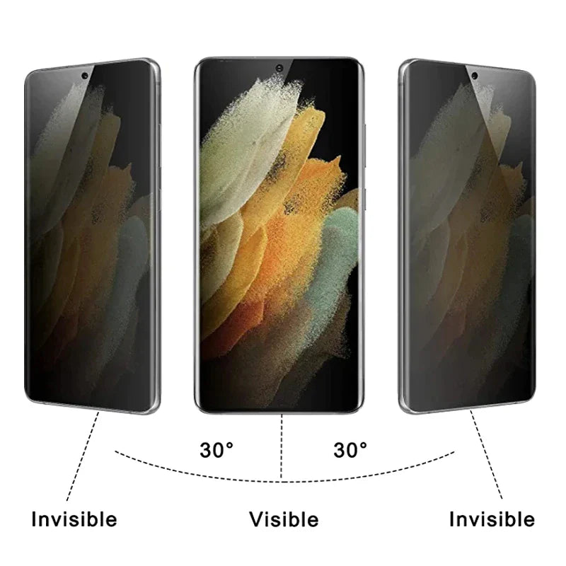 2-Pack Anti-Spy Privacy Hydrogel Screen Protector for Samsung S23 Ultra plus S22