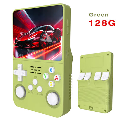 R36S Retro Handheld Video Game Console Linux System 3.5 Inch IPS Screen R35S Pro Portable Pocket Video Player 64GB Games